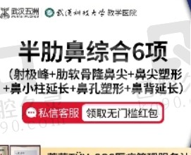 武汉五洲杨水斌做鼻子25770元起，半肋鼻综合风格自然仿生