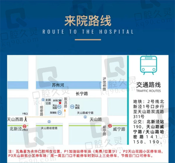 上海永华口腔来院路线