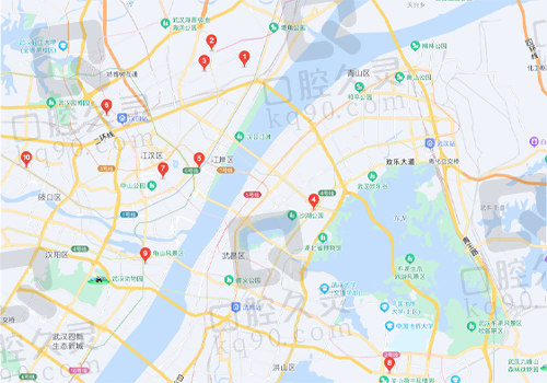 武汉清华阳光口腔医院各分院位置图