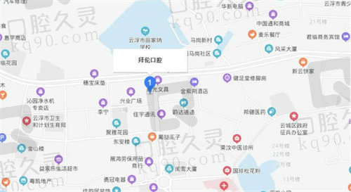 云浮拜伦口腔医院地址