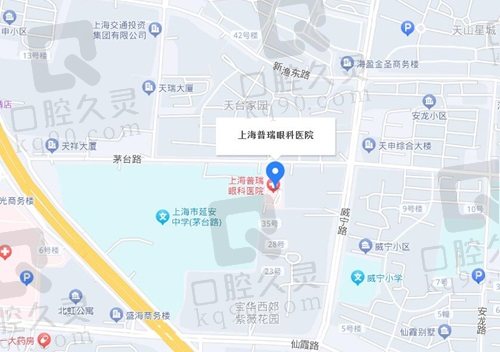 上海普瑞眼科医院地址