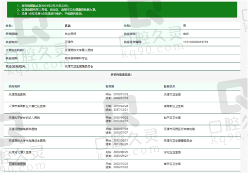 天津医科大学第二医院眼科苏龙天津医科大学第二医院眼科苏龙资质