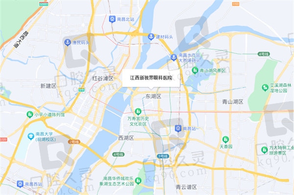 江西新视界眼科医院地图