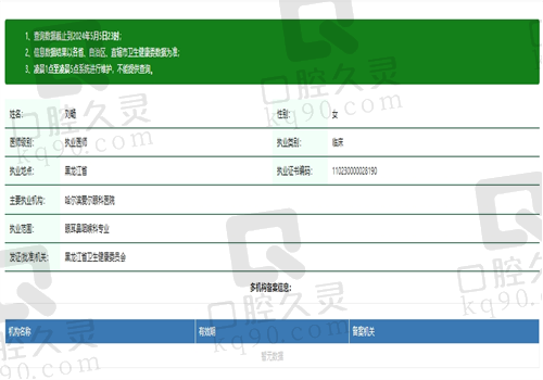 哈尔滨爱尔眼科医院刘畅资质