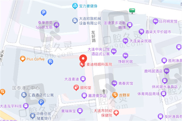 大连麦迪格眼科医院地址