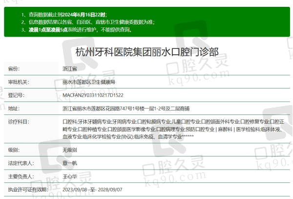 杭州牙科医院丽水分院是公办还是私立的