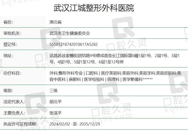 武汉江城整形外科医院怎么样