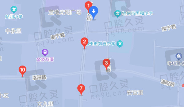 锦州京医口腔周边公交站点