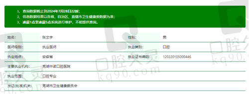 芜湖中诺口腔医院张文宇医生怎么样