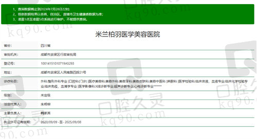 四川米兰柏羽医学美容医院怎么样？