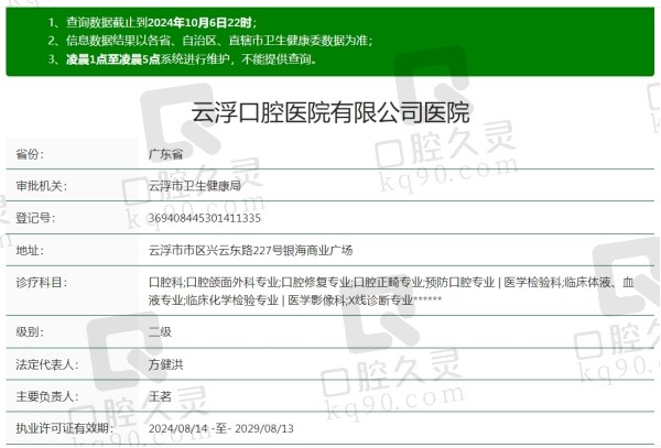 广东云浮口腔医院怎么样？