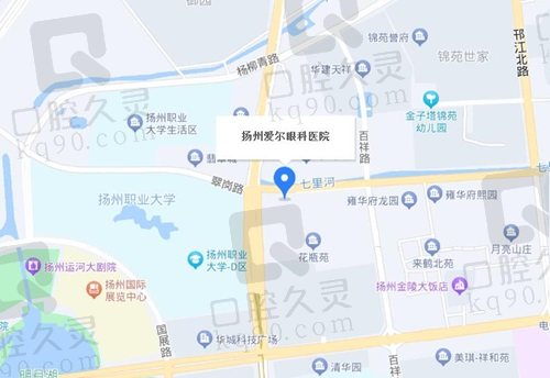 扬州爱尔眼科医院地址在哪里？