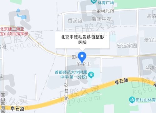 北京中德毛发移植医院在什么地方？