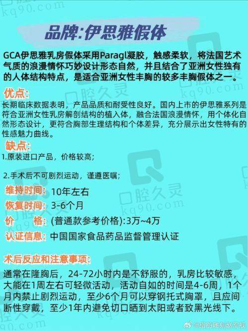 修复假体隆胸的优势：技术与服务的双重保护